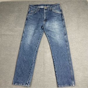 Wrangler Authentic Relaxed Fit Tapered Denim Jeans Men’s Size 32x30
